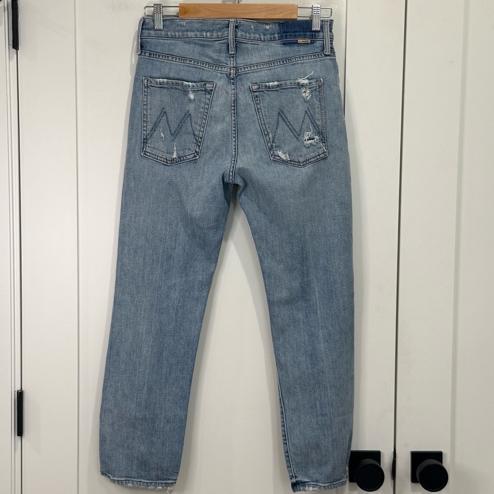 Mother Superior Scrapper Ankle Jeans Wicked Wild Calling Size 27 Distressed - Picture 5 of 14